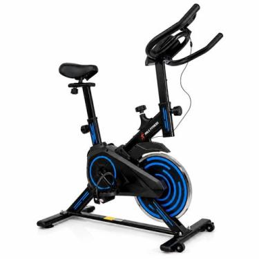 Imagem de Bicicleta Bike Ergometrica Spinning Academia Fitness Profissional Azul