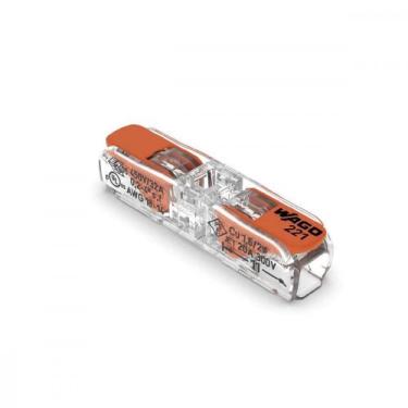 Imagem de Conector Emenda Wago Com Alavanca 32A 0.14Mm A 4Mm 221-2411 - Kit C/60