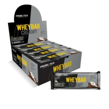 Imagem de Barra De Proteína Whey Bar Creamy (Caixa c/ 12un de 38g) Probiótica - 