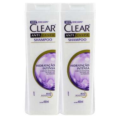 Imagem de Kit 2X 400ml Shampoo Clear Hidratação Intensa