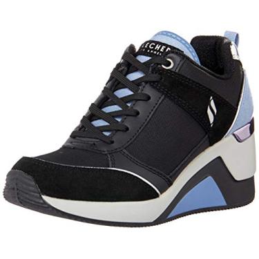 Imagem de Skechers Tênis feminino Street Million-High N Fly, Preto, 7.5