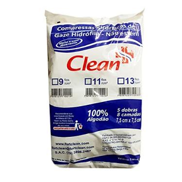 Imagem de Clean Compressa De Gaze 13 Fios C/500