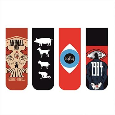 Imagem de Marcador De Página Magnético Kit 4 Marcadores George Orwell 2.0