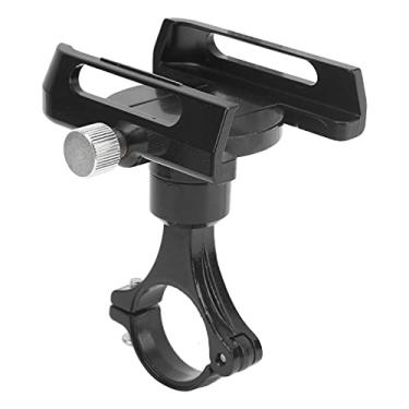 Imagem de Suporte de telefone de bicicleta, liga de alumínio ajustável parafuso de metal guidão braçadeira para a maioria dos telefones inteligentes no mercado para uso doméstico