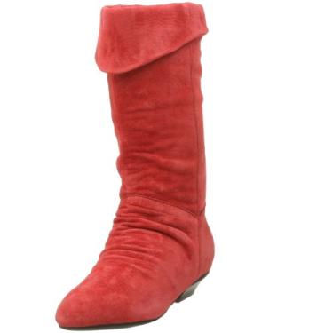 Imagem de Chinese Laundry Bota feminina com ponta folgada, Camurça vermelha, 8.5 M
