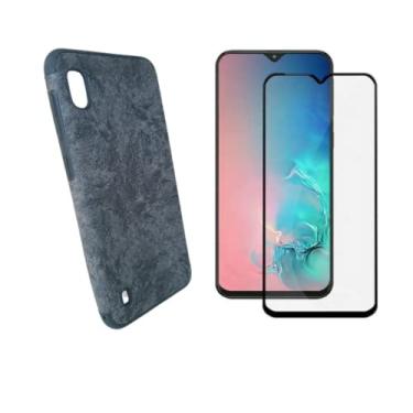 Imagem de Capa Capinha Case Emborrachada Cinza Compatível Samsung Galaxy A10 Tela 6.2"