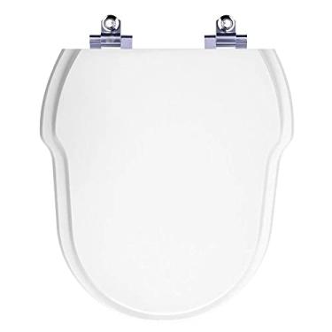 Imagem de Tampa De Vaso Sanitario Com Amortecedor Hampton Branco Para Bacia Incepa Laufen