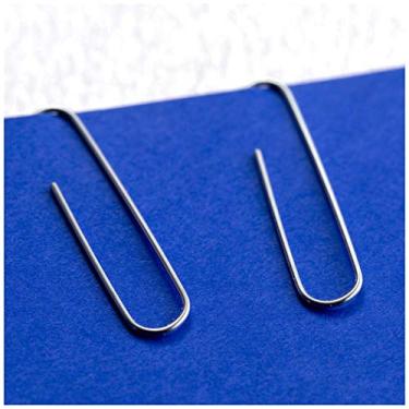 Imagem de Officemate Clipes de papel n.º 1, pacote com 5 caixas de 100 clipes cada, total de 500 clipes (99951)