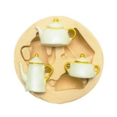 Imagem de Molde De Silicone Cozinha, Bule, Açucareiro, Chaleira, Resina, Confeitaria, Biscuit Molds Planet