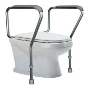 Imagem de Alça Barra De Apoio Para Vaso Sanitário - Ajustável