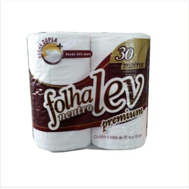 Imagem de Papel higienico FolhaLev f.dupla 30m 4un