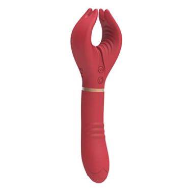 Imagem de Vibradores de brinquedos Feminino Estimulador Clitóris e Ponto G Brinquedo Sexual Mulher Material Seguro Zatla (Vermelho)