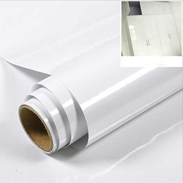 Imagem de Q QIHANG Papel de parede espesso à prova d'água autoadesivo papel de parede película removível de granito papel de parede de cozinha para bancadas, papel de parede, papel de parede renovado mármore (60 x 500 cm, cor-9)