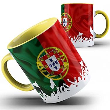 Imagem de Caneca amarela Portugal povo português
