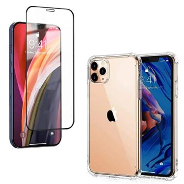 Imagem de Kit Capa Anti Impacto + Película 3D Cobre Tudo Compatível iPhone 11