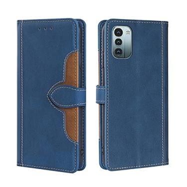 Imagem de For Nokia G21/G11 Stitching Skin Feel Magnetic Buckle Horizontal Flip PU Leather Case