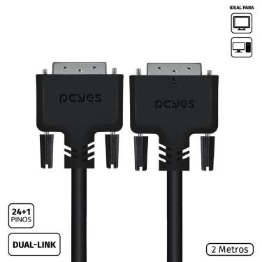 Imagem de Cabo Dvi-d 24+1 Para Dvi-d 24+1 Single-link 2 Metros - Pddl-2