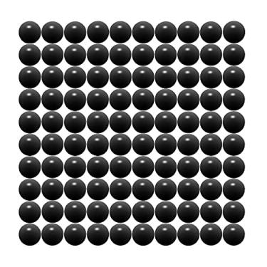 Imagem de 68 Cal Paintballs Jawbreaker bolas sólidas – Nylon de autodefesa, menos letal prática paintballs calibre 68 – Preto (100 unidades) 3,5 g