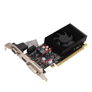 Imagem de Placa gráfica GT730, 4 GB DRR3 64 128 Bit Desktop Gaming Video Card, Single Fan Graphic Card, HDMI/DVI/VGA, PCI Express 2.0 X8 Computer GPU Graphics Card