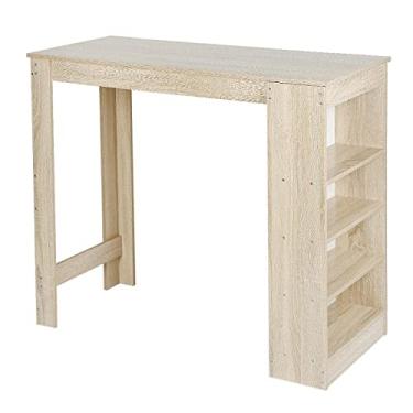 Imagem de KIZQYN Mesa de bar moderna simples bar casa mesa de bar multifuncional leite loja de chá cafeteria bar mesa pub conjunto de mesa (cor: 05)