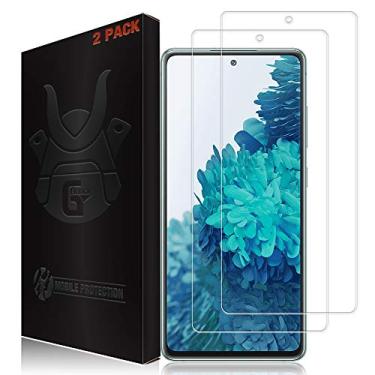 Imagem de G-Armor Protetor de tela de vidro para Samsung Galaxy S20 FE (pacote com 2) - Capa protetora de tela de vidro temperado ultra transparente, compatível com capa de telefone, Galaxy S20 FE 4G / 5G versão compatível