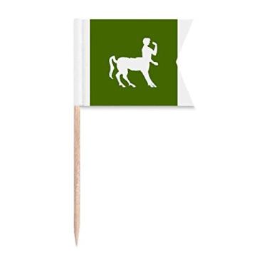 Imagem de Combinação Ferocious Hbilities Gods Beasts Abroad Bandeiras de palito de dente Marcação para Bolo de Festa Prato de Queijo