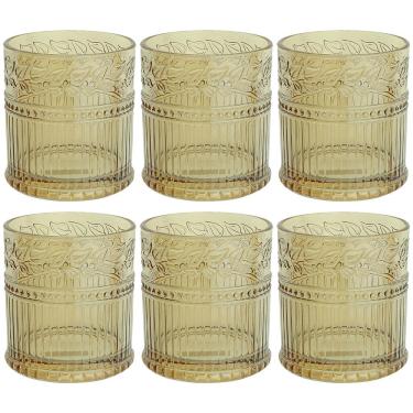 Imagem de Conjunto de Copos Baixos L'Hermitage Republic Âmbar 330 ml - 6 Peças