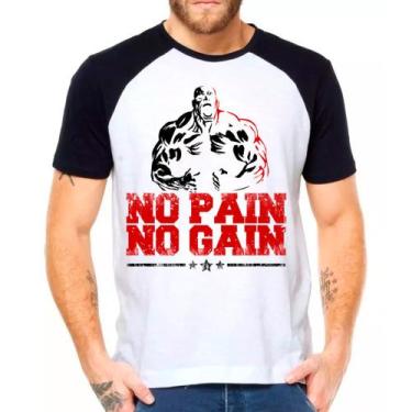 Imagem de Camisa Raglan Academia Musculação Masculina02 - Design Camisetas