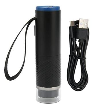 Imagem de Microscópio digital sem fio, Microscópios portáteis WiFi com ampliação de 50-1000 x com 8 luzes LED HD portátil mini WiFi USB Microscópio para smartphone, PC, tablet (preto)