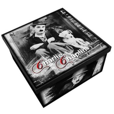 Imagem de Caixa Decorativa Em Mdf - Charles Chaplin - Mr. Rock