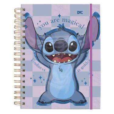 Imagem de Caderno Smart Stitch Disney Folha Tira E Põe 10 Matérias  - Dac