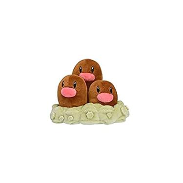 Imagem de Pokemon Dugtrio 5 Inch Sitting Cuties Plush