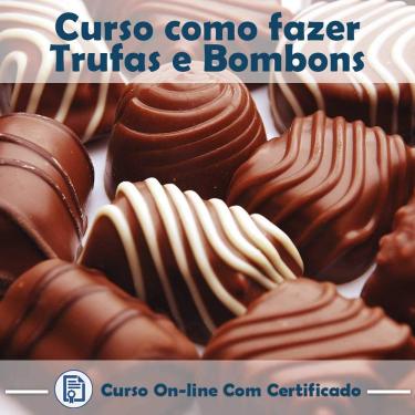Imagem de Curso online em videoaula de como fazer Trufas e Bombons com Certificado
