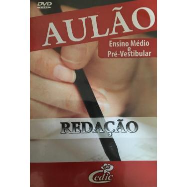 Imagem de DVD Aulão Ensino e Pré-Vestibular REDAÇÃO