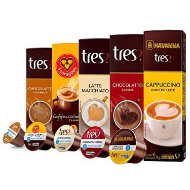 Imagem de 50 Cápsulas Três Corações, Bebida Cremosa