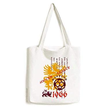 Imagem de Middle Age Dragon Football League Sacola de lona, bolsa de compras, bolsa casual