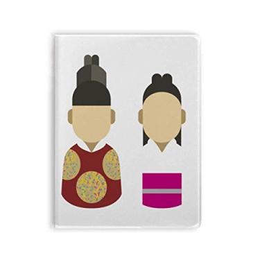 Imagem de Diário de capa macia para caderno de príncipe e princesas da Coreia