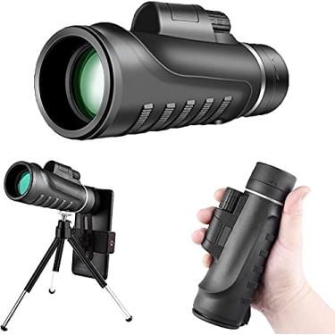 Imagem de Binóculos 12x42 High List Monoculares à prova d'água e à prova de choque Monóculo Fmc, com suporte para smartphone e tripé, adequado para adultos e crianças. Animal selvagem Camping Trip Concert Ball Game