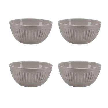 Imagem de 4un Tigela bowl Cumbuca Melamine Plissé 500ml Vasilha caldo