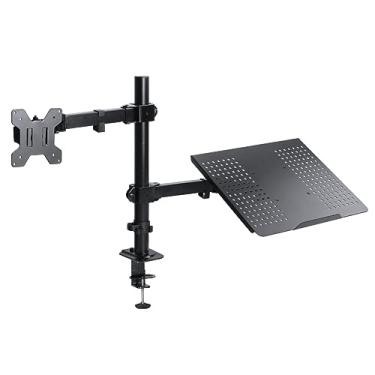 Imagem de SUPORTE PARA MONITOR E NOTEBOOK COM ARTICULAÇÃO DUPLA - SMN500 – VINIK