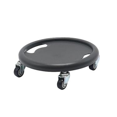 Imagem de Colaxi Disco de rolo de treinamento abdominal, discos deslizantes de rolo de fitness Ab Exerciser 4 universais Roda muscular abdominal Uso doméstico, CINZA