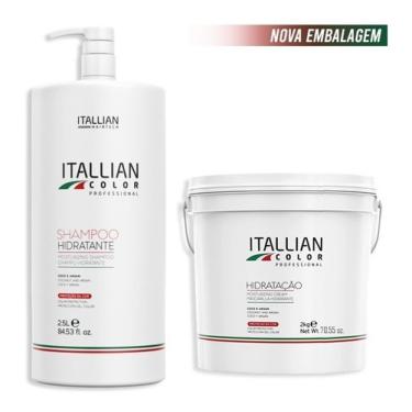 Imagem de Shampoo Itallian Color 2,5l E Hidratação 2 Kg Itallian Color