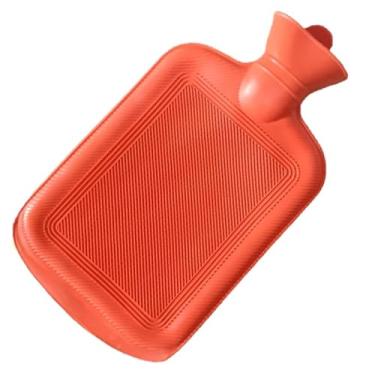 Imagem de Bolsa De Água Quente Fria 1,8 Litro Compressa Térmica Borracha (Laranja)