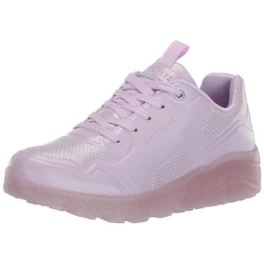 Imagem de Skechers Tênis infantil unissex Uno Ice-Prism Luxe, Lilás, 4 Big Kid