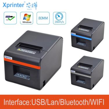 Imagem de Xprinter-Impressora Térmica de Recibos  Cortador Automático  Impressora de Contas  160 m/s  USB