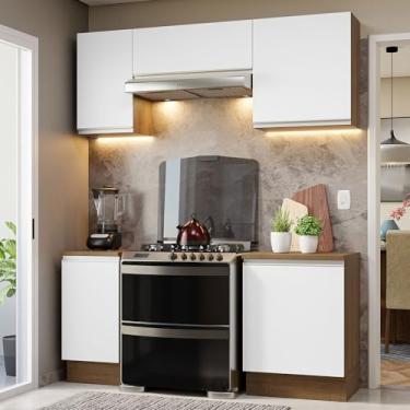 Imagem de Armário de Cozinha Compacta 180cm Rustic/branco Glamy Madesa 12