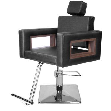 Imagem de Cadeira Poltrona de Cabeleireiro Lisboa Preto Facto