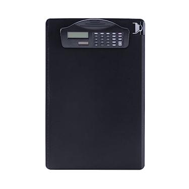 Imagem de Prancheta multifuncional com pasta calculadora bloco de escrita slot para caneta e escala para arquivo de papel A4 adequado para arquivo comercial de escritório de estudante