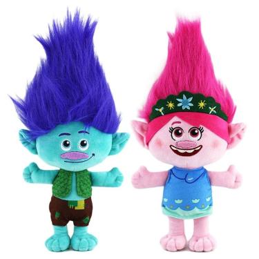 Imagem de Pelucia Trolls Poppy Tronco Boneco Disney 30Cm