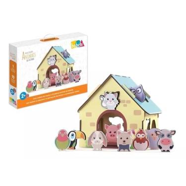 Imagem de Faz de Conta Brinquedos Passa Figuras Animais da Fazendinha